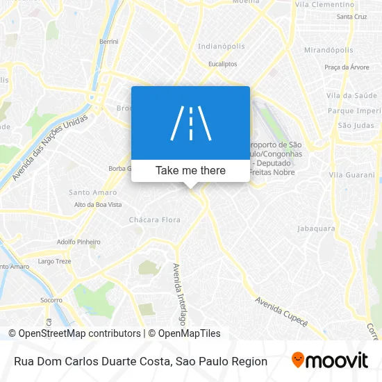 Rua Dom Carlos Duarte Costa map