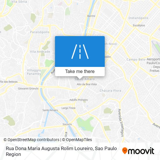 Rua Dona Maria Augusta Rolim Loureiro map