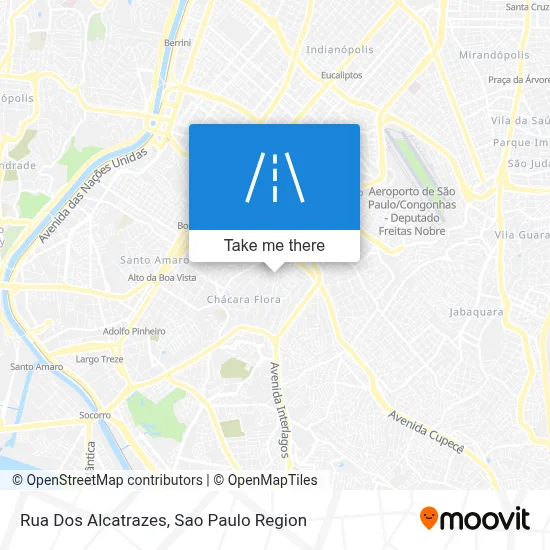 Rua Dos Alcatrazes map