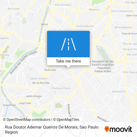 Rua Doutor Ademar Queirós De Morais map