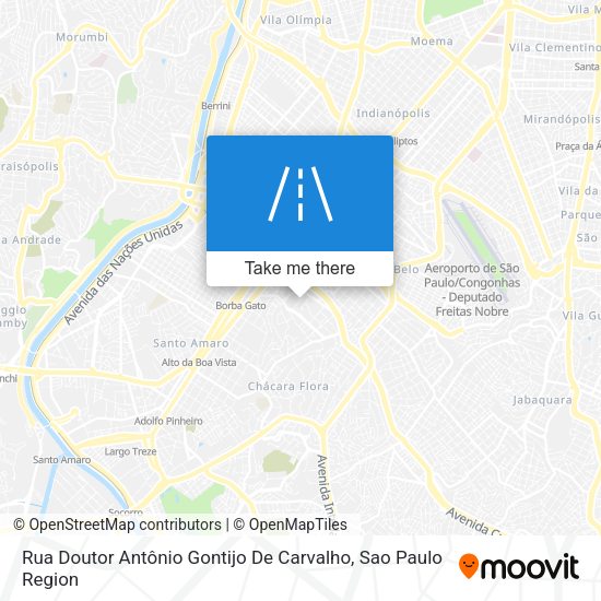 Rua Doutor Antônio Gontijo De Carvalho map