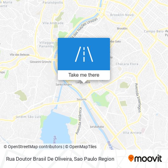 Rua Doutor Brasil De Oliveira map