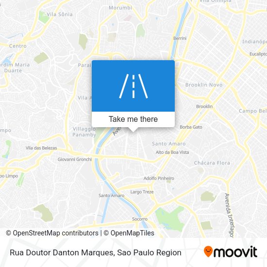 Rua Doutor Danton Marques map