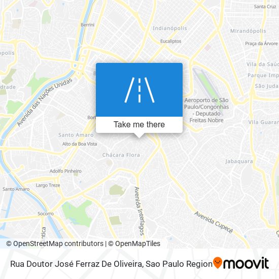 Mapa Rua Doutor José Ferraz De Oliveira