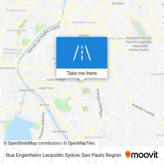 Rua Engenheiro Leopoldo Sydow map