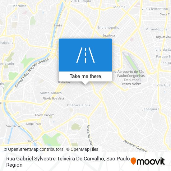 Mapa Rua Gabriel Sylvestre Teixeira De Carvalho