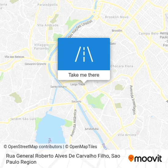 Rua General Roberto Alves De Carvalho Filho map