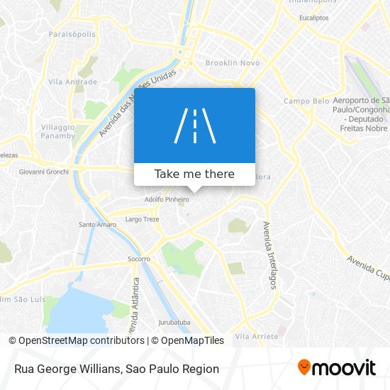 Mapa Rua George Willians