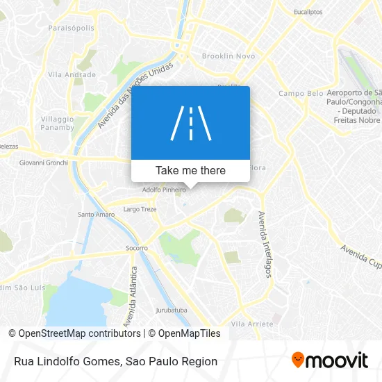 Rua Lindolfo Gomes map