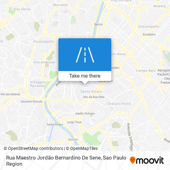 Rua Maestro Jordão Bernardino De Sene map