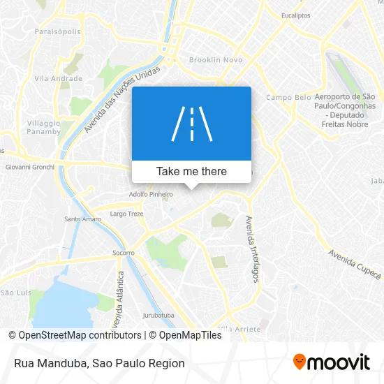 Rua Manduba map