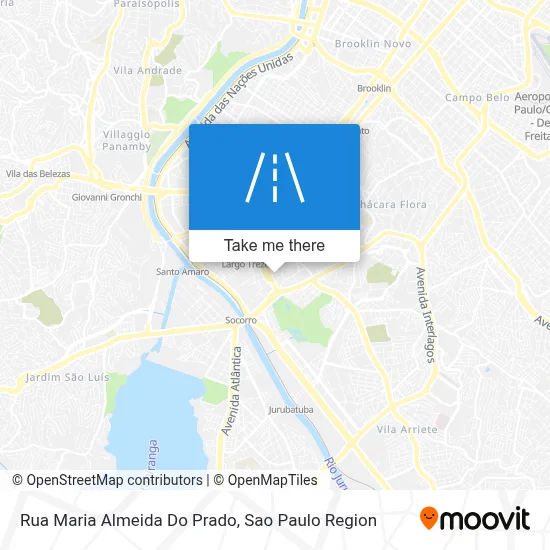 Rua Maria Almeida Do Prado map