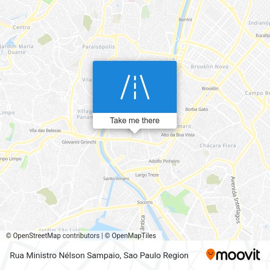 Rua Ministro Nélson Sampaio map