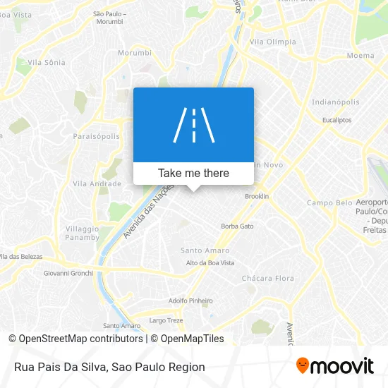 Rua Pais Da Silva map