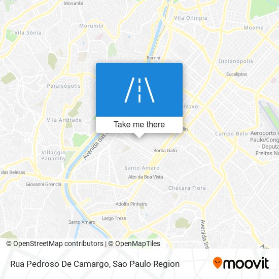 Mapa Rua Pedroso De Camargo