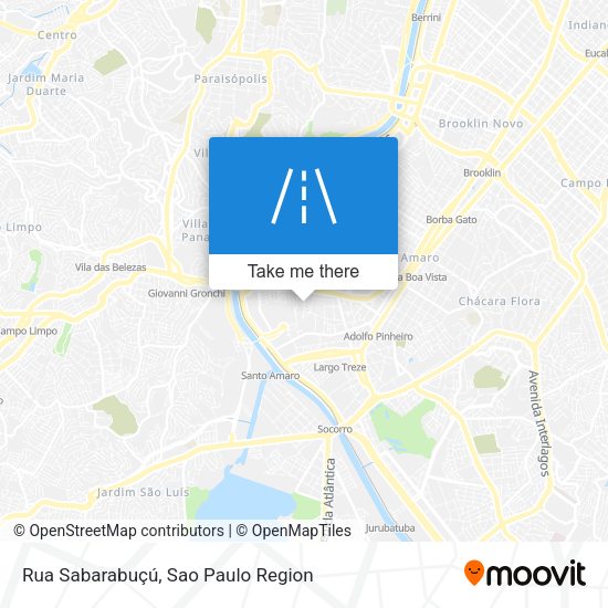 Rua Sabarabuçú map