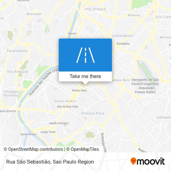 Rua São Sebastião map