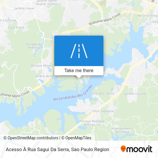 Acesso À Rua Sagui Da Serra map
