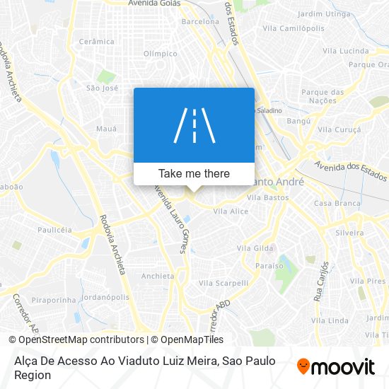 Alça De Acesso Ao Viaduto Luiz Meira map