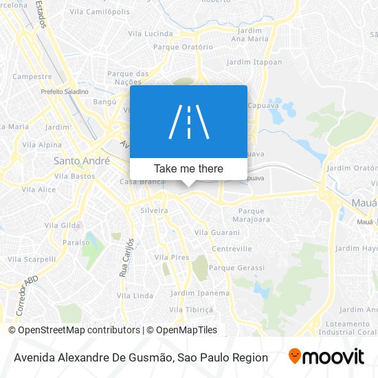 Mapa Avenida Alexandre De Gusmão