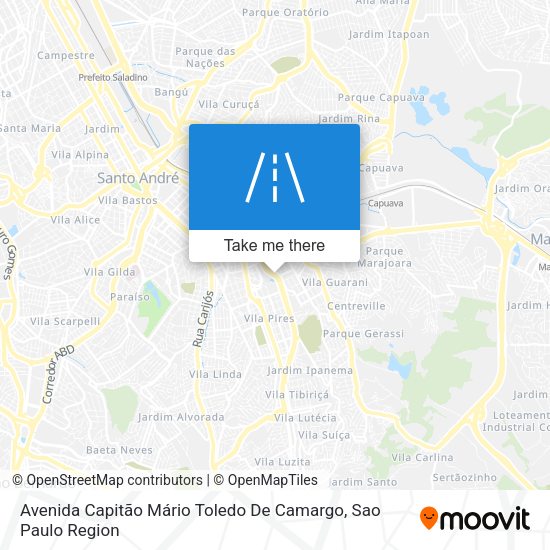 Avenida Capitão Mário Toledo De Camargo map