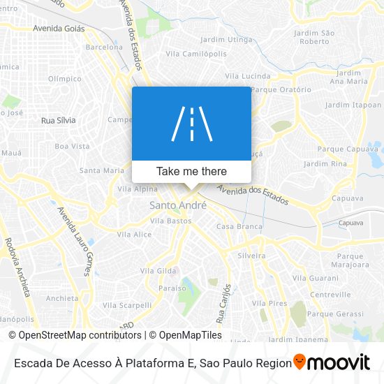 Escada De Acesso À Plataforma E map