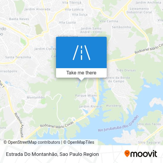 Estrada Do Montanhão map