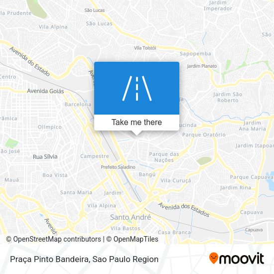 Praça Pinto Bandeira map