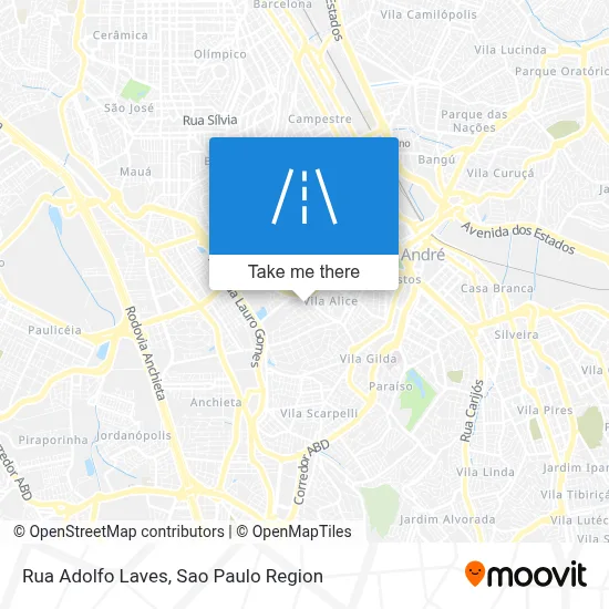 Rua Adolfo Laves map