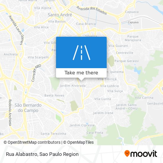 Rua Alabastro map