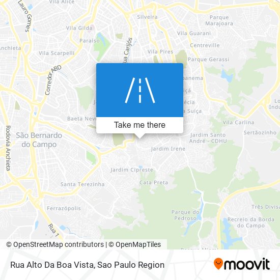 Rua Alto Da Boa Vista map