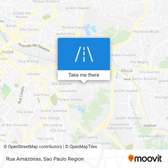 Rua Amazonas map