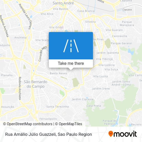 Rua Amálio Júlio Guazzeli map