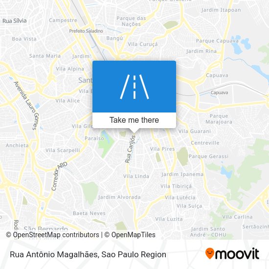 Rua Antônio Magalhães map