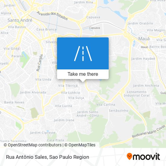 Rua Antônio Sales map