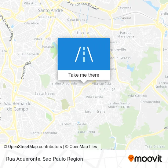 Rua Aqueronte map