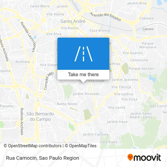 Rua Camocin map