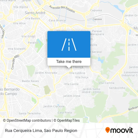 Rua Cerqueira Lima map