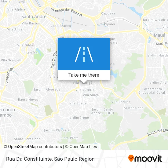 Rua Da Constituinte map