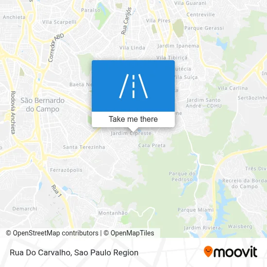 Rua Do Carvalho map