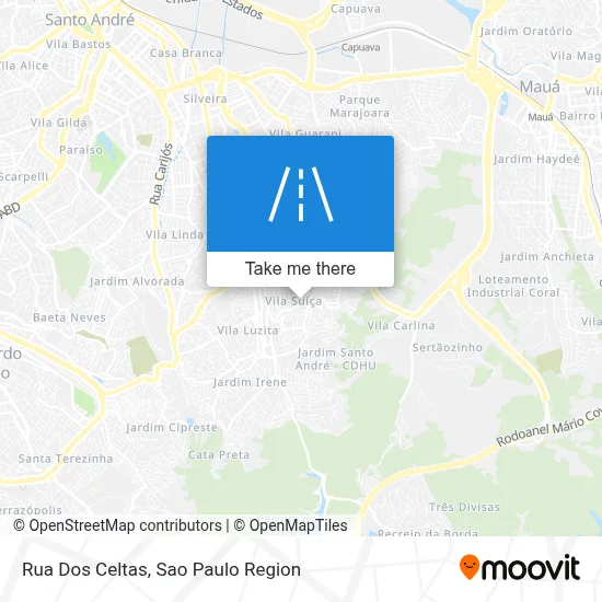 Rua Dos Celtas map