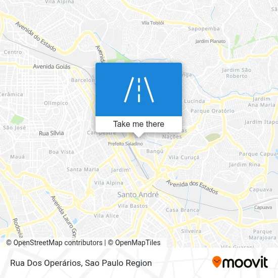 Rua Dos Operários map