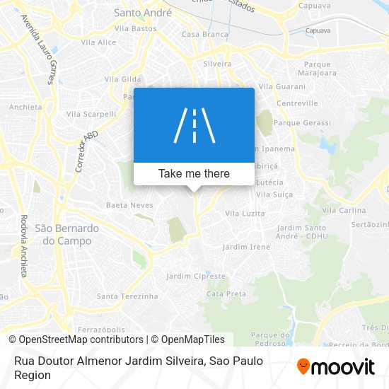 Rua Doutor Almenor Jardim Silveira map