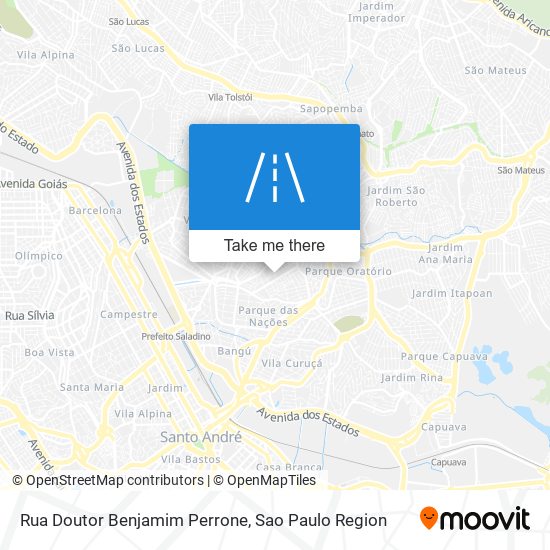 Rua Doutor Benjamim Perrone map