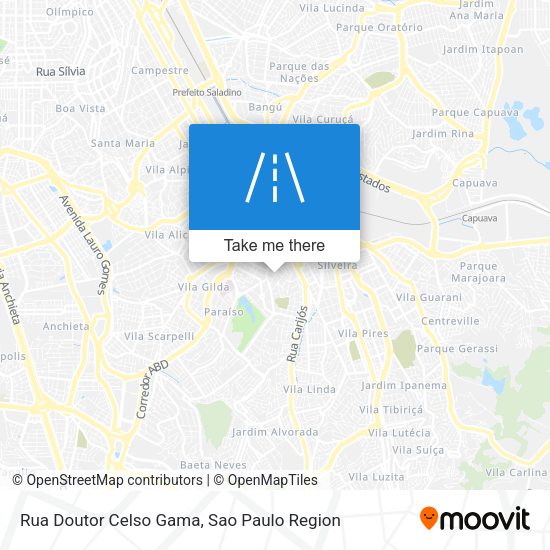 Rua Doutor Celso Gama map