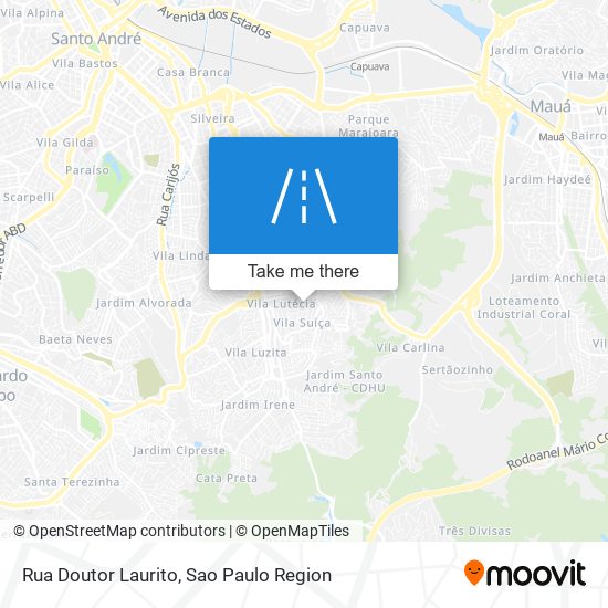 Rua Doutor Laurito map