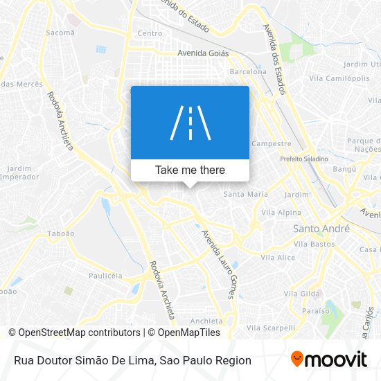 Rua Doutor Simão De Lima map