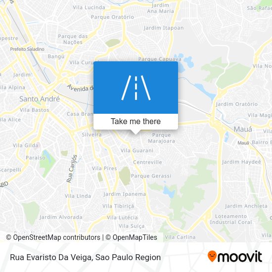Rua Evaristo Da Veiga map