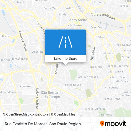 Rua Evaristo De Moraes map