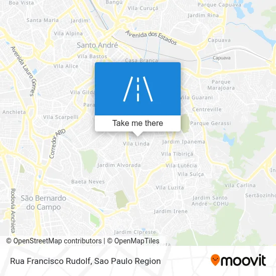 Rua Francisco Rudolf map